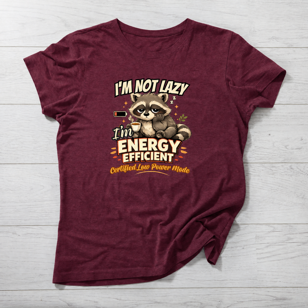 I’m Not Lazy, I’m Energy Efficient — Women’s Relaxed T-Shirt